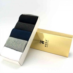 全纯棉 加厚保暖中筒商务袜子