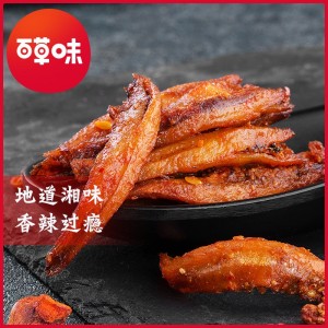 小鱼干即食海鲜零食 香辣小鱼仔105g/袋