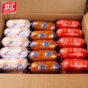 蘑菇香辣玉米孜然混装小香肠 趣火腿肠 整箱70g*40个