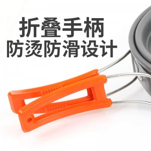 户外用茶壶 套锅 野炊锅具 野外炊具水壶套装