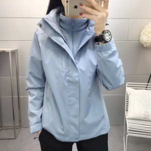 男女三合一抓绒内胆冲锋衣 可拆卸两件套防水透湿 户外保暖防寒服