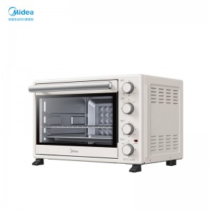 美的（Midea） 家用多功能电烤箱 机械式操作独立控温