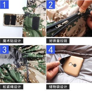 羽绒睡袋 鸭绒御寒睡袋 帐篷露营睡袋