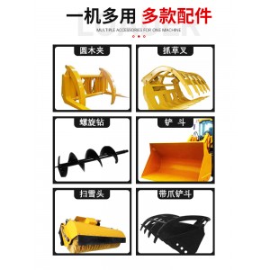 铲车 装载机  建筑工程车 抓木机 液压装卸小型铲车