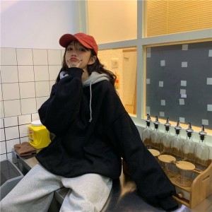 上衣 卫衣女 连帽卫衣
