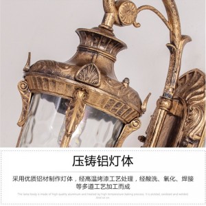 户外壁灯 复古灯具灯饰   庭院灯 暖光灯  欧式美式壁灯