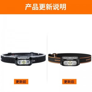 LED强光头灯夜钓远射USB充电 感应式户外 矿灯头戴式应急灯