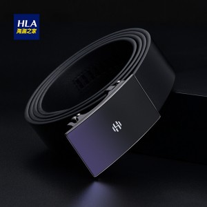 皮带男自动扣腰带商务牛皮无夹层裤带时尚中青年休闲裤带生日礼物送男友老公父亲礼盒204