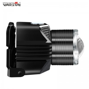 沃尔森 Warsun W81头灯LED可变焦感应头灯夜钓强光充电超亮远射防水工作矿灯户外钓鱼应急灯