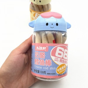 奶酪芝士鳕鱼棒130g瓶装
