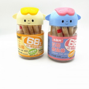 奶酪芝士鳕鱼棒130g瓶装