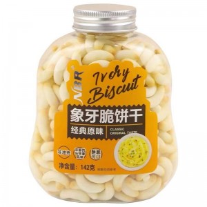 象牙脆饼干142g瓶装原味海苔味烧烤风味