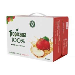 苹果汁 100%果汁 饮料整箱 330ml*12盒