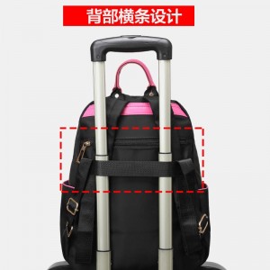 简约牛津布大容量双肩包