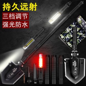 多功能铲子小刀 野外军工铲兵工铲  折叠铲战备铁锹新辐射战术铲