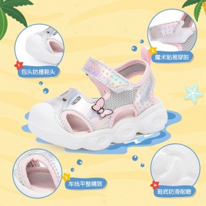 夏季宝宝凉鞋包头 沙滩鞋子 小童休闲防滑凉鞋