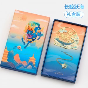 文艺金属书签精致镂空古风礼物纪念品古典中国风九尾狐可爱学生用
