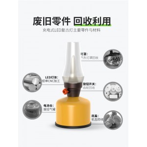 led复古灯  氛围灯 露营灯帐篷灯