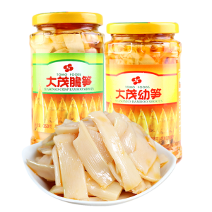 芦笋片 笋丝大茂脆笋幼笋 蘑菇罐头 酱菜即食佐餐下饭菜水果蔬菜罐头