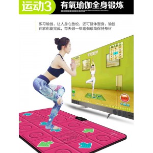 AR摄像头无线双人跳舞毯电视机家用儿童跳舞机跑步体感互动游戏机