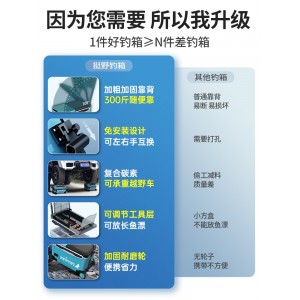 钓箱 全套2021新款超轻可坐多功能 钓鱼箱 新型特价