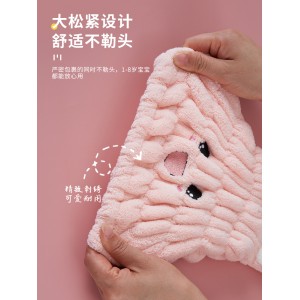 儿童干发帽 女童超强吸水速干新款浴帽
