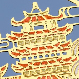文艺金属书签精致镂空古风礼物纪念品古典中国风九尾狐可爱学生用