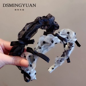 网红发箍女 夏天百搭外出头箍 黑色洗脸发捆女款高颅顶发带发卡