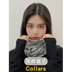 保暖围脖 冬季女士春秋脖套 时尚百变头巾
