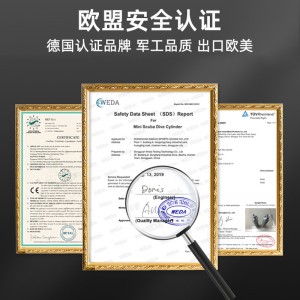水肺潜水呼吸器小气瓶全套长时间专业潜水设备