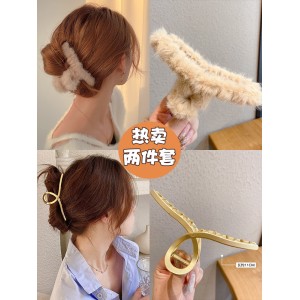 发夹女 后脑勺抓夹 大号鲨鱼夹发卡 网红2022年新款头发夹子 头饰发抓