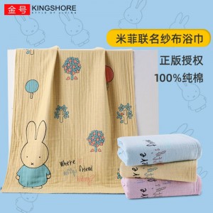 纯棉纱布无菌浴巾 灭菌独立包装 柔软吸水洗澡巾