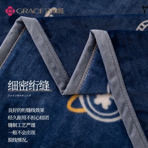 毛毯加厚法兰绒毯子 珊瑚绒午睡空调毯 毛巾被春秋盖毯