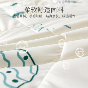 单人双人太空春秋被夏天薄被子