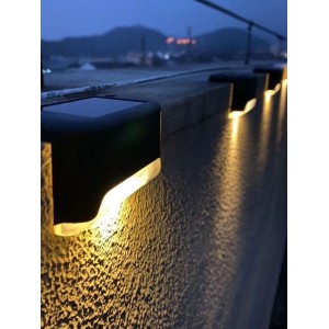 太阳能装饰壁灯户外庭院台阶灯防水栅栏灯花园草坪
