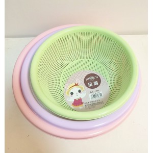 加厚洗米筛加密篮子  塑料淘米篮 洗菜盆 沥水篮 家用洗菜篮