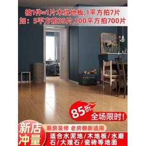 PVC地板贴纸 自粘地板革 地板胶加厚防水耐磨塑胶墙纸 卧室家用墙贴