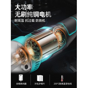 角磨机 充电式锂电池 大功率电动磨光机 手磨机切割工具