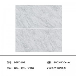 现代简约 无限连纹通体大理石瓷砖 800X800自建房首选地砖 工程瓷砖
