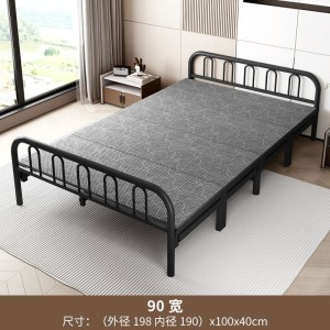 加固折叠床 午睡简易便携出租屋四折床