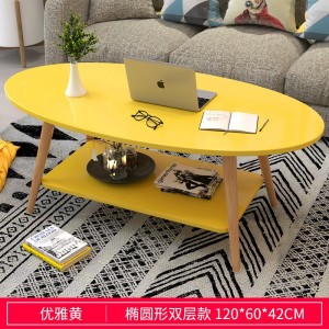 小户型客厅桌子家用沙发卧室创意双层茶几
