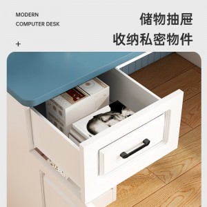 书桌书架一体式学生家用台式电脑桌