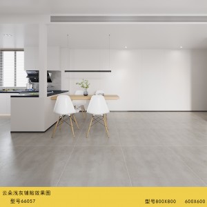 灰色水泥哑光仿古瓷砖 600X600现代 800X800客厅防滑简约地砖