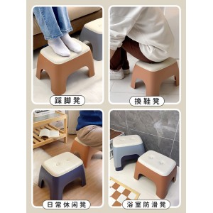 加厚小凳子 家用小型换鞋矮凳 客厅茶几塑料 宿舍出租房用板凳