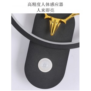 感应壁灯 楼梯室内智能雷达感应灯 人体感应过道走廊 轻奢楼梯灯墙灯