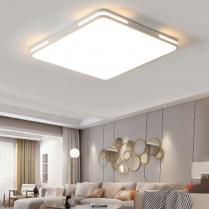 北欧正方形卧室灯 简约现代大气 书房家用客厅led吸顶灯具2023新款