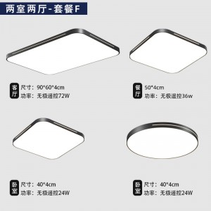 套餐F【两室两厅】 全无极