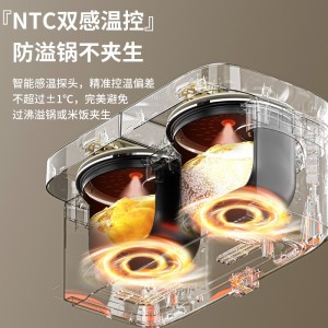 双胆电饭煲不粘锅家用智能电饭锅