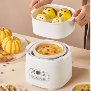 白色带蒸笼
